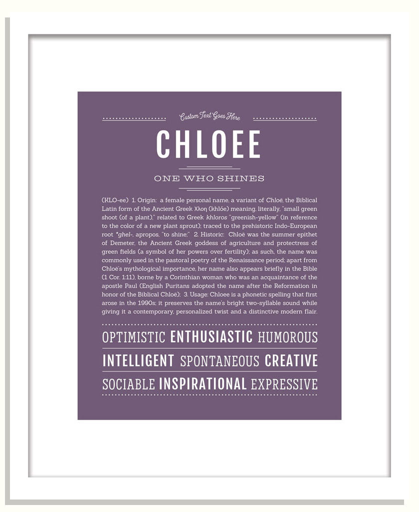 Chloee | Name Art Print