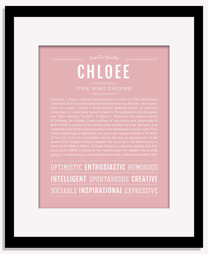 Chloee | Name Art Print