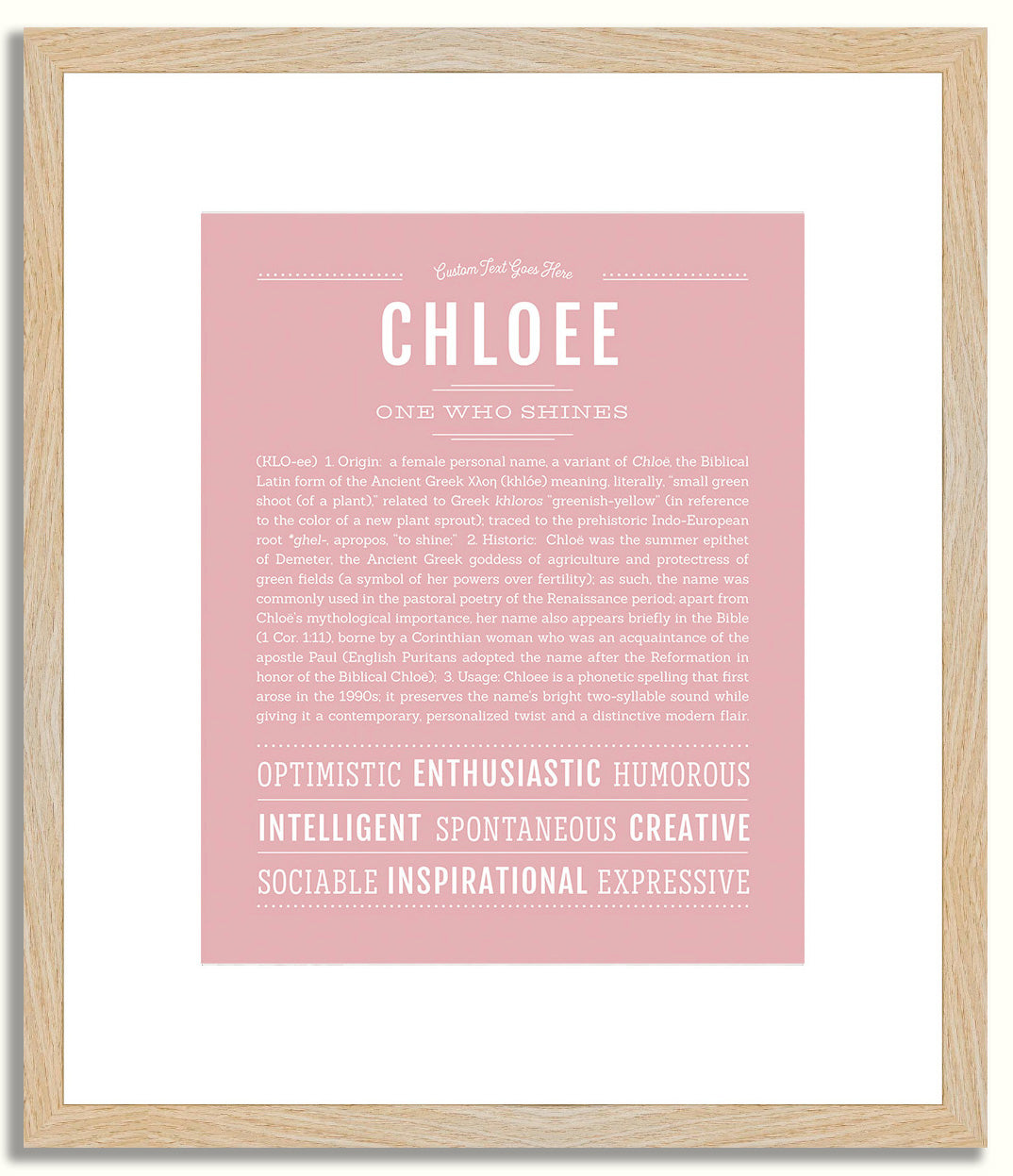 Chloee | Name Art Print