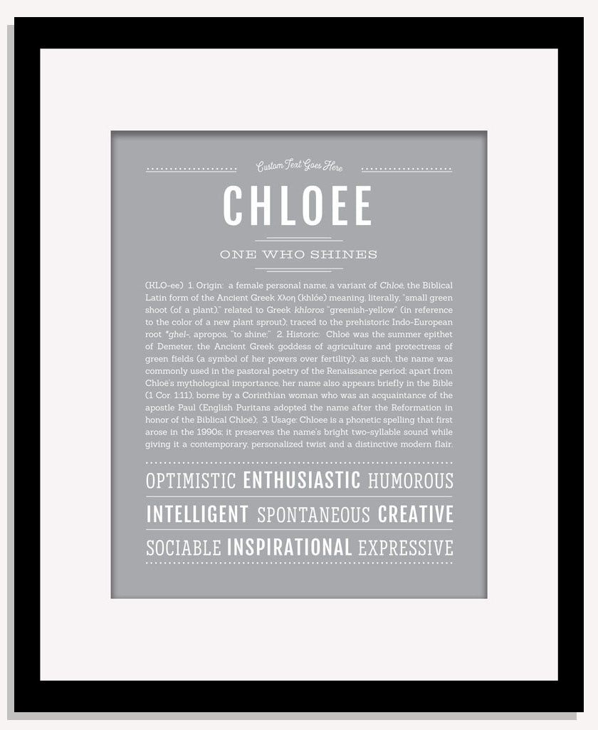 Chloee | Name Art Print