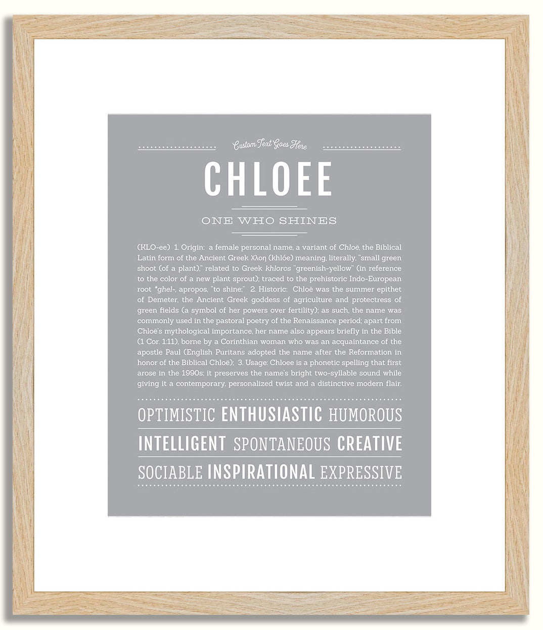 Chloee | Name Art Print