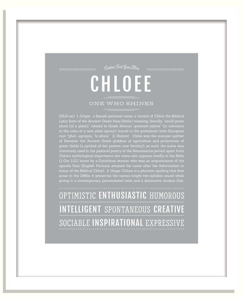 Chloee | Name Art Print
