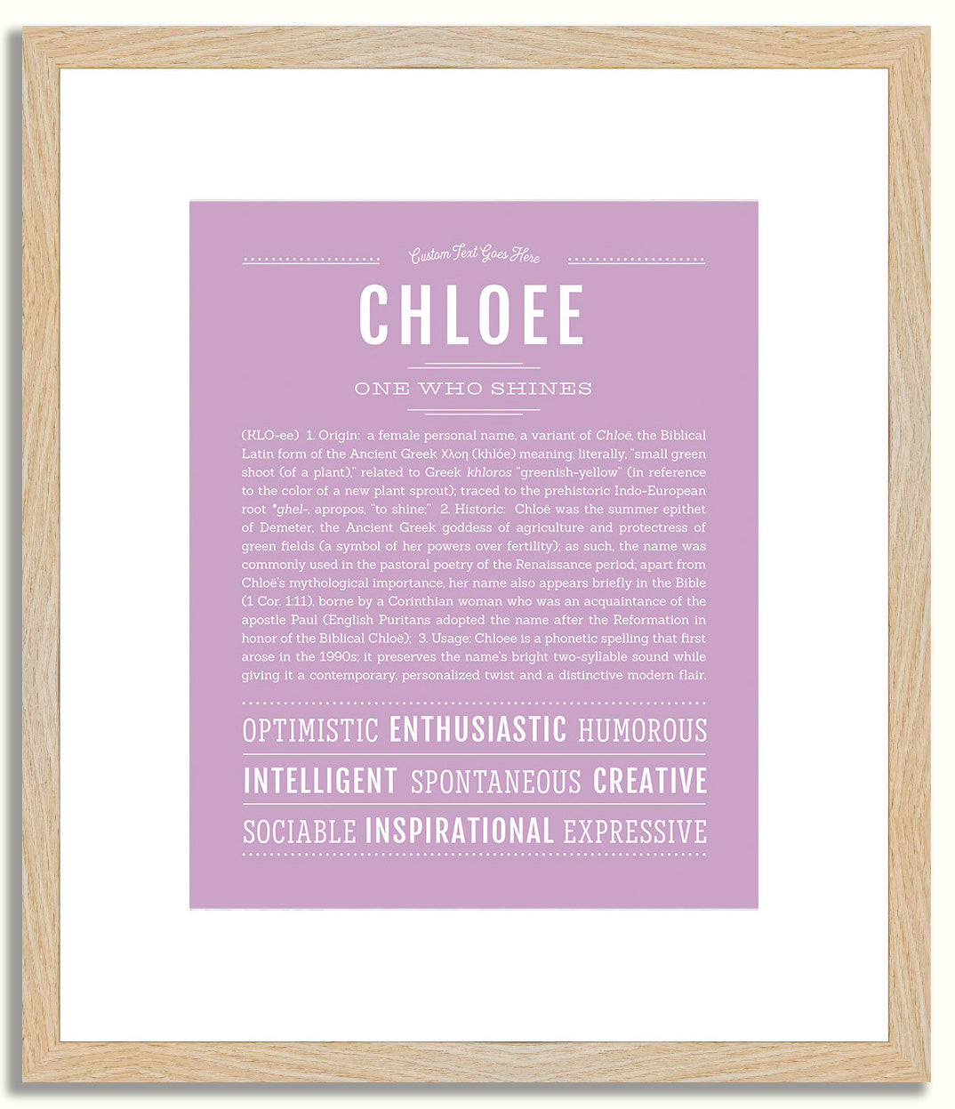 Chloee | Name Art Print