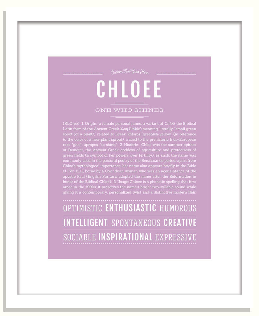 Chloee | Name Art Print