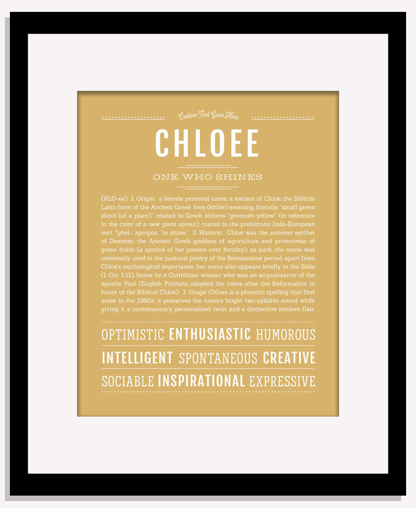 Chloee | Name Art Print