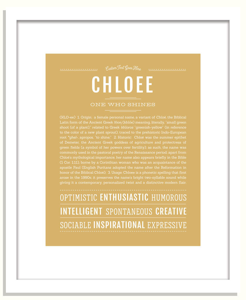 Chloee | Name Art Print