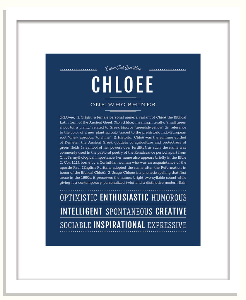 Chloee | Name Art Print