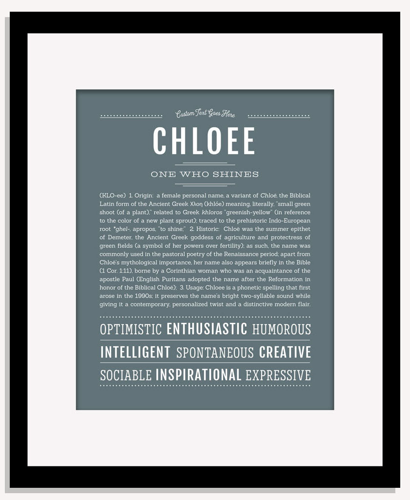 Chloee | Name Art Print