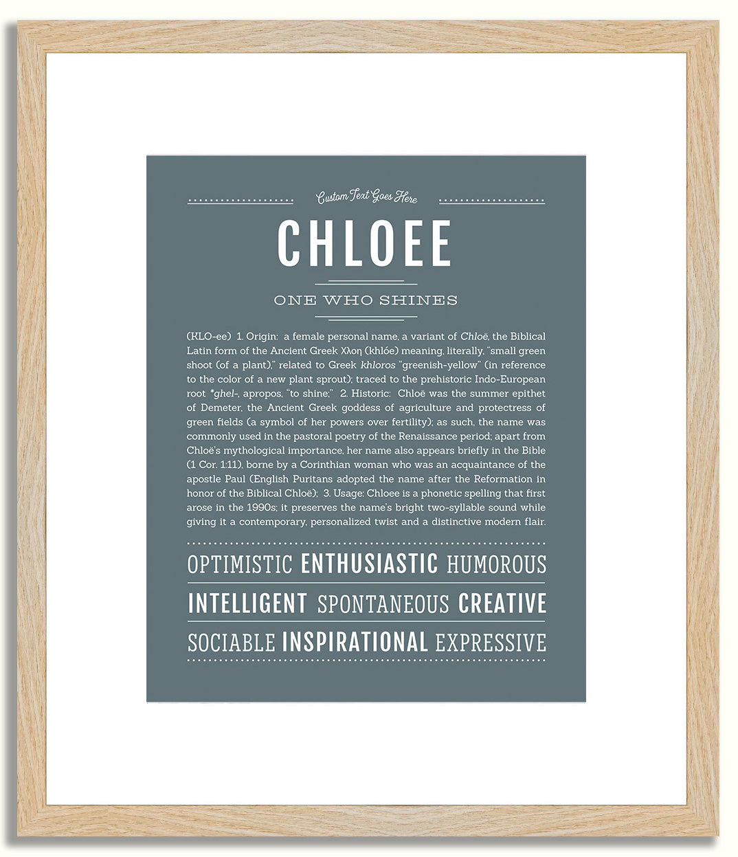 Chloee | Name Art Print