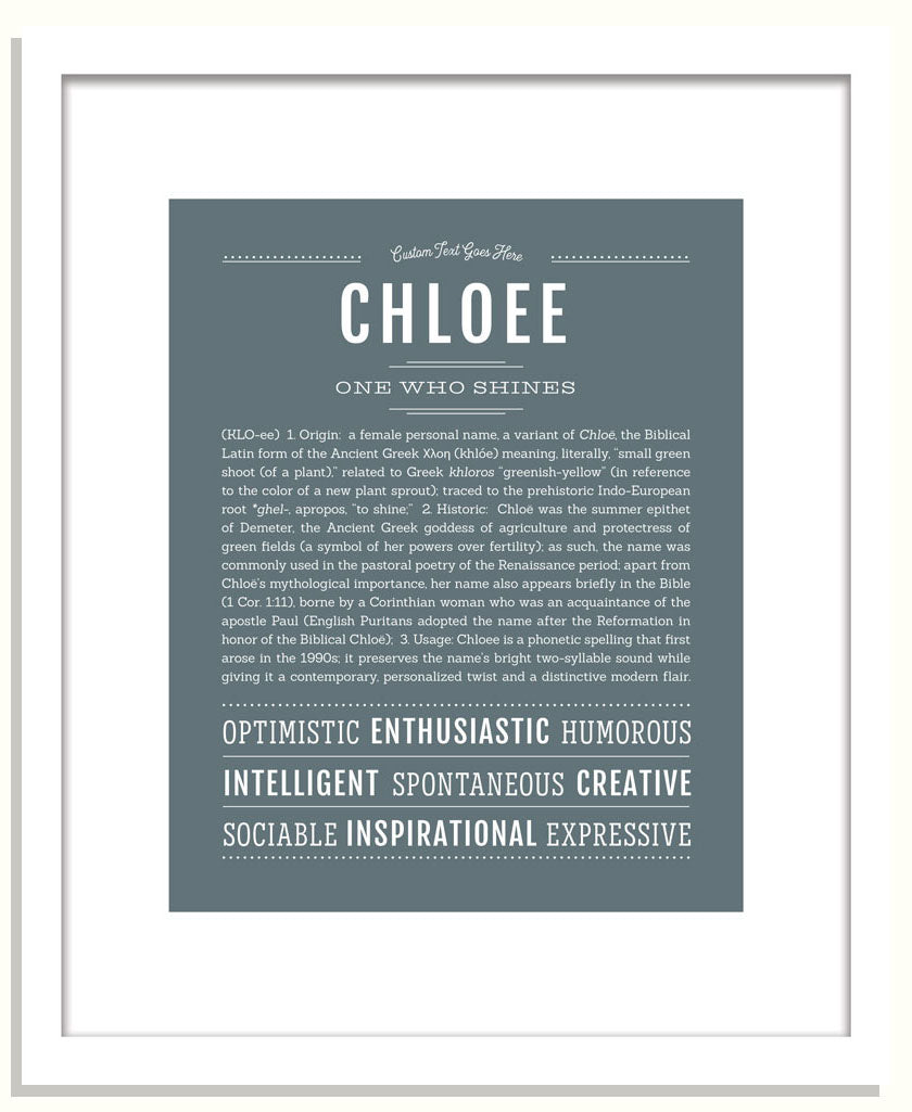 Chloee | Name Art Print