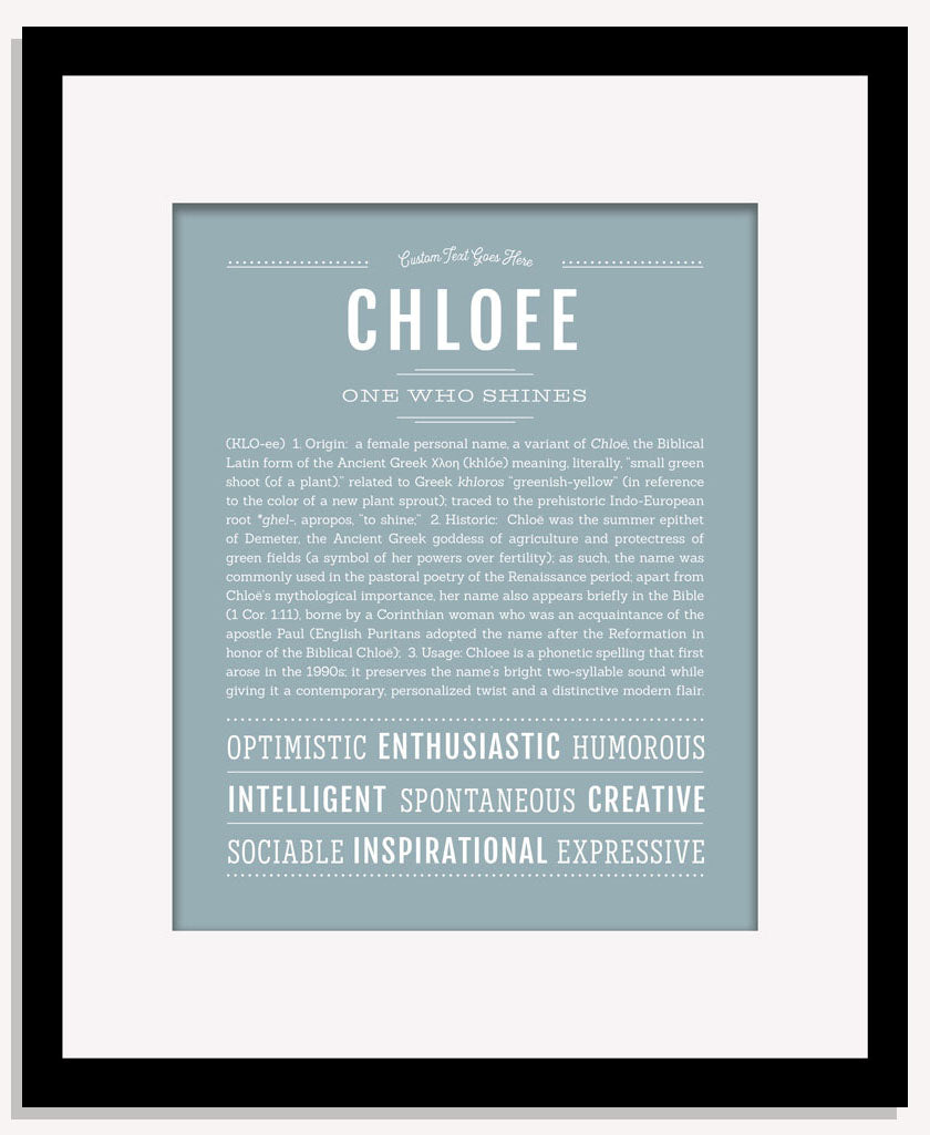Chloee | Name Art Print