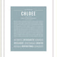 Chloee | Name Art Print