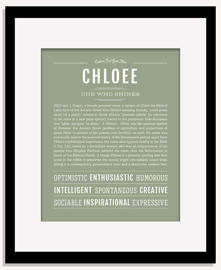 Chloee | Name Art Print