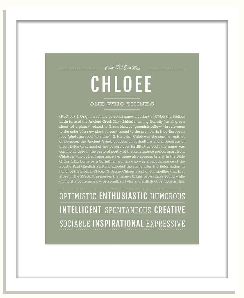 Chloee | Name Art Print