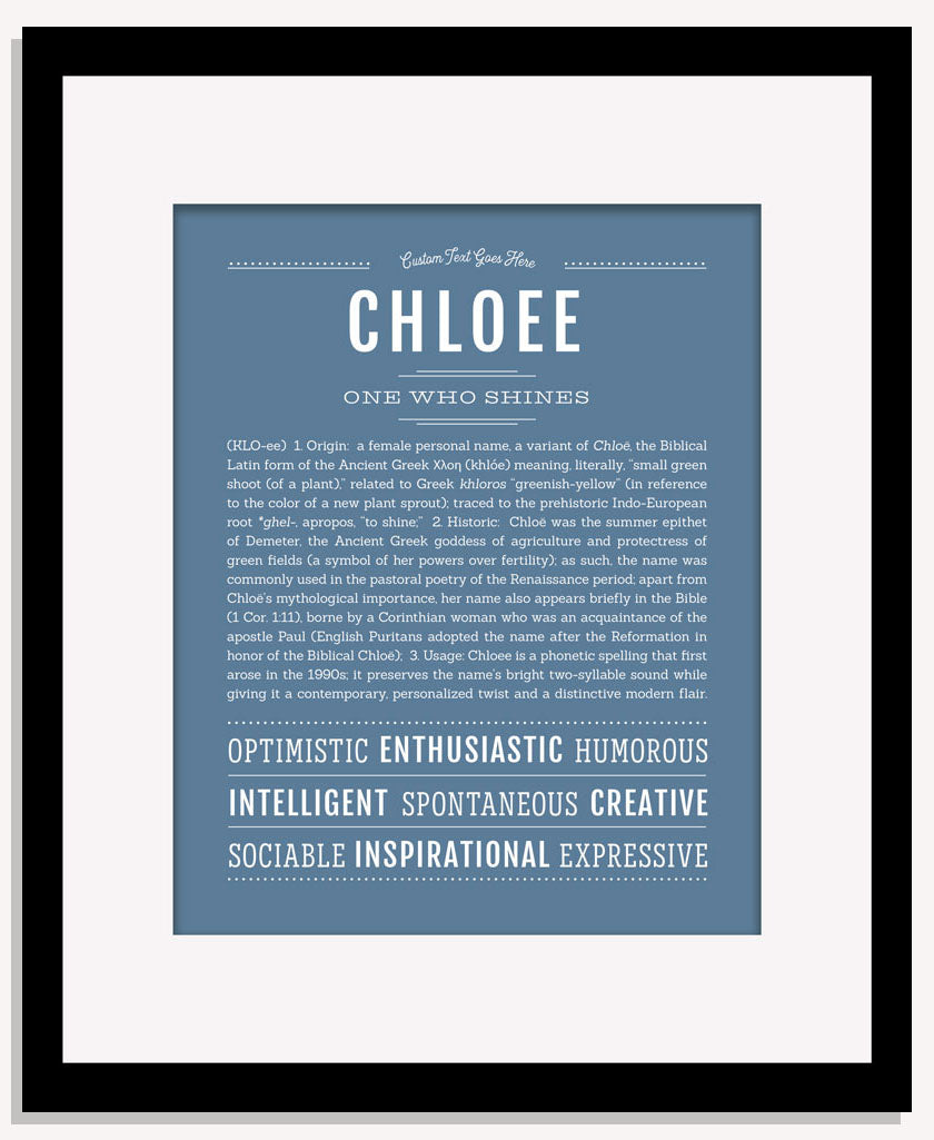 Chloee | Name Art Print