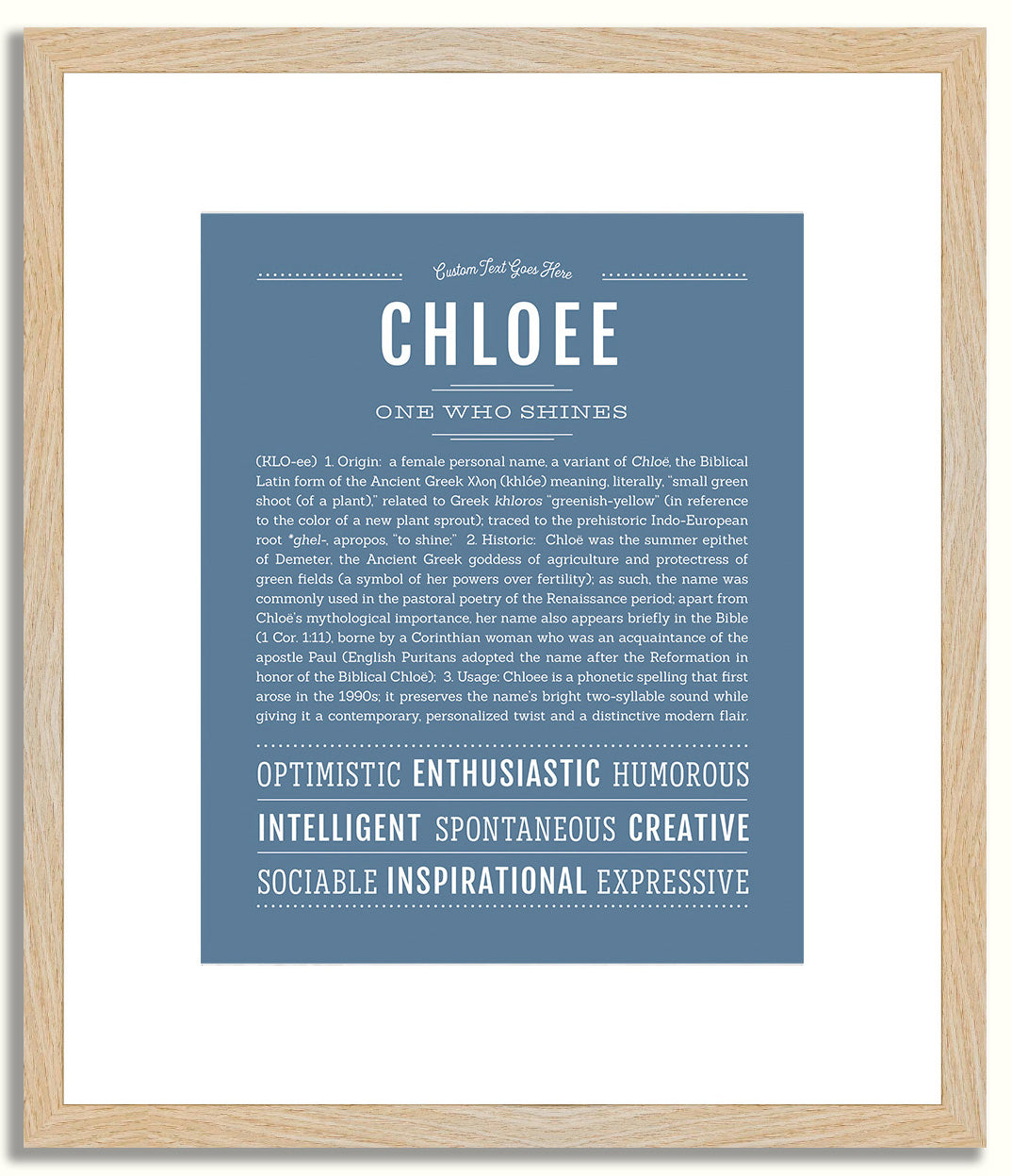 Chloee | Name Art Print
