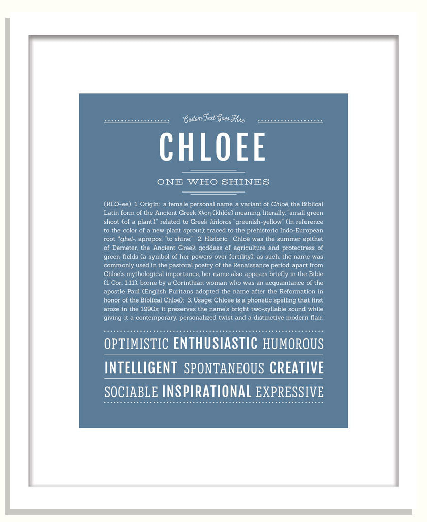 Chloee | Name Art Print
