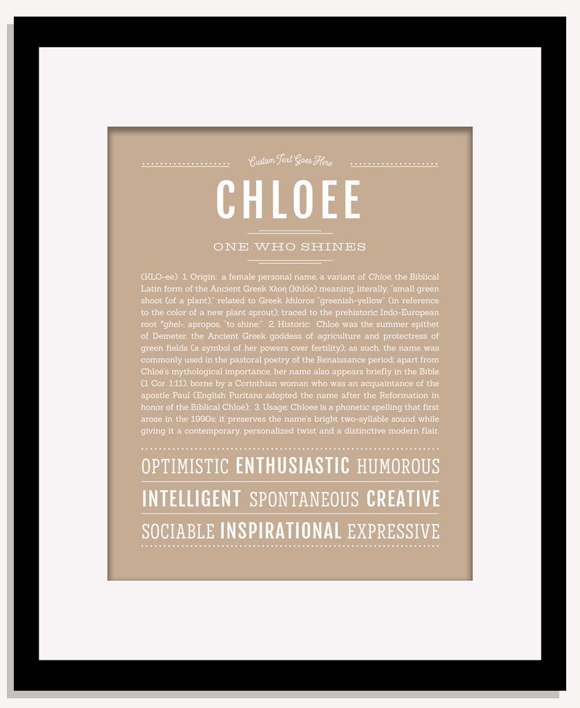 Chloee | Name Art Print
