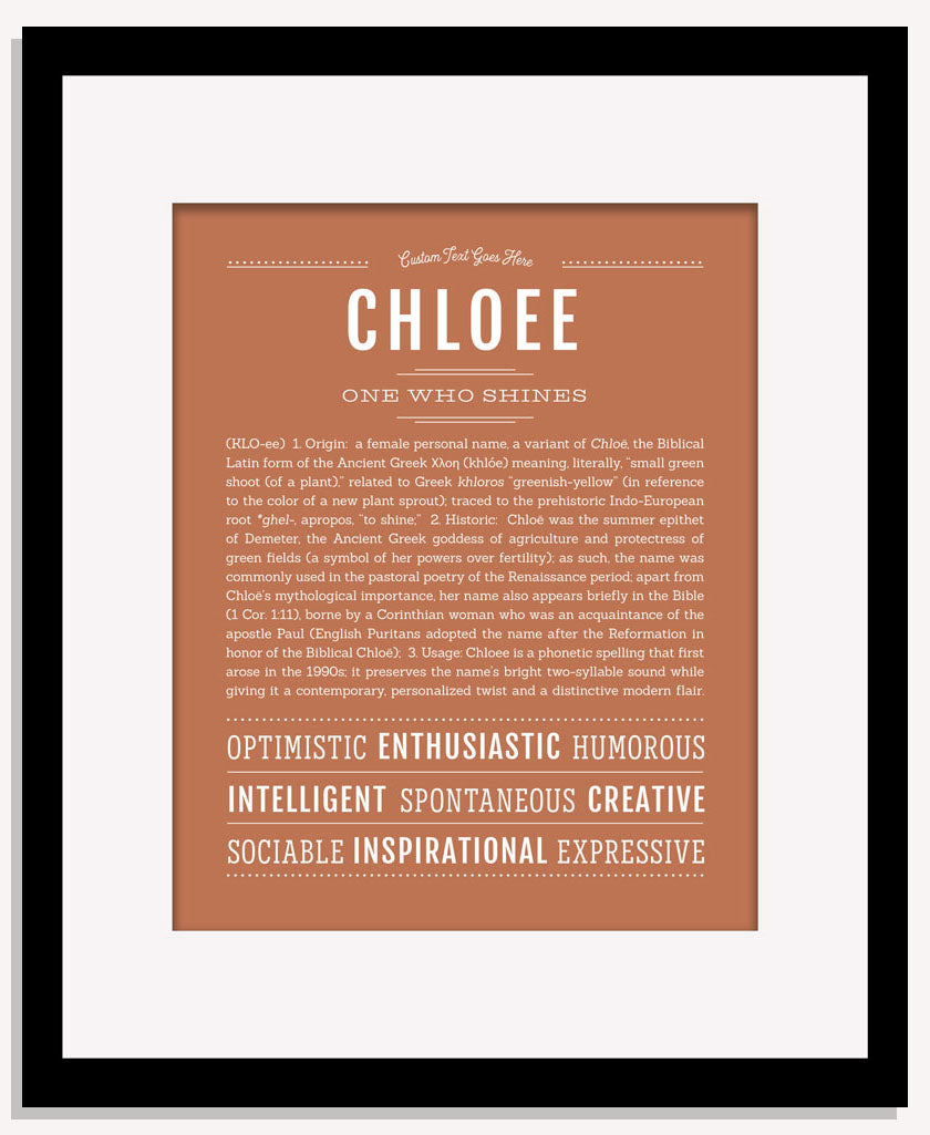 Chloee | Name Art Print