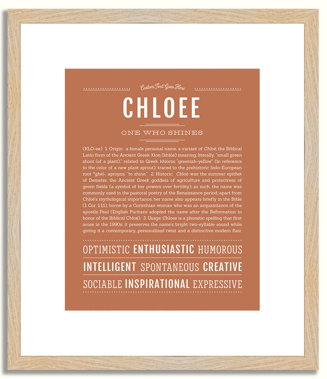 Chloee | Name Art Print
