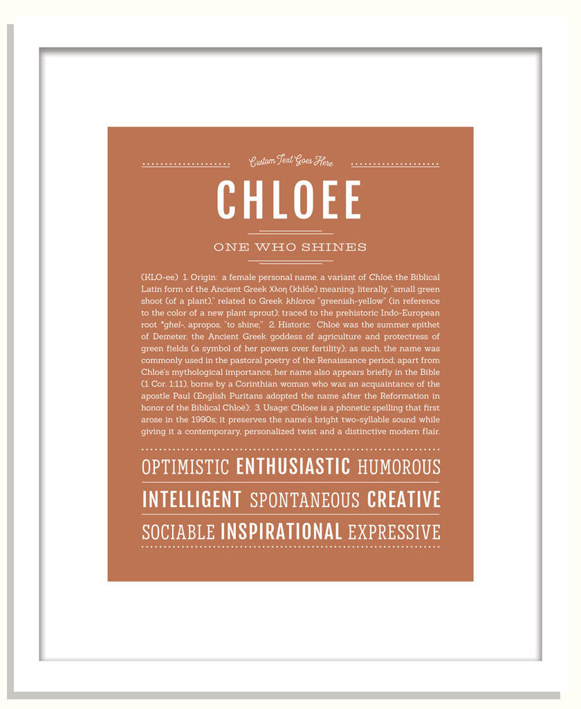 Chloee | Name Art Print