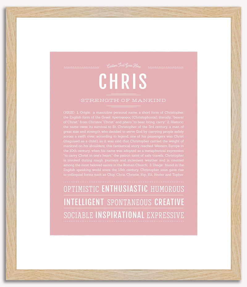 Chris | Name Art Print