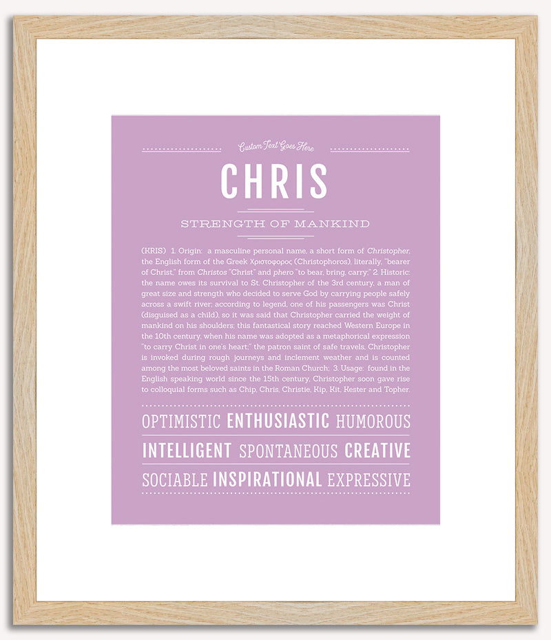 Chris | Name Art Print