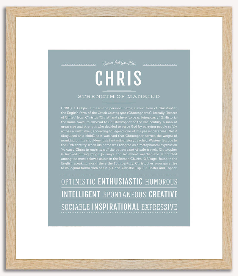 Chris | Name Art Print