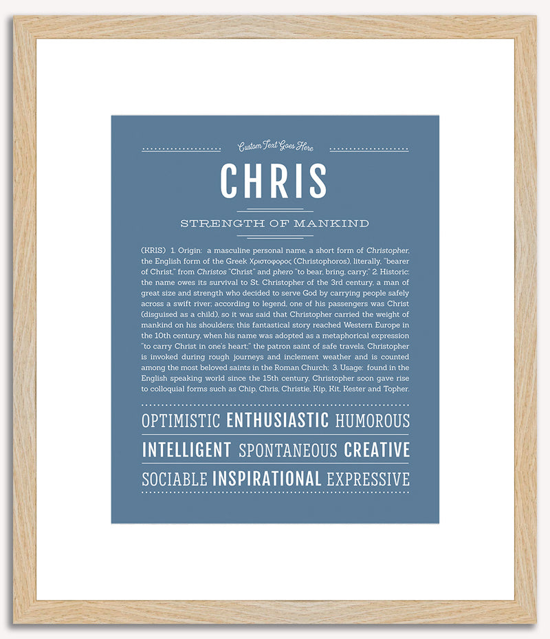 Chris | Name Art Print