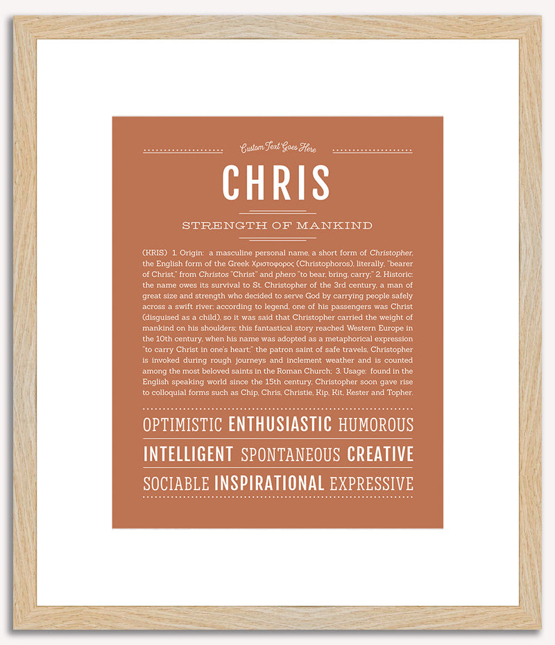 Chris | Name Art Print