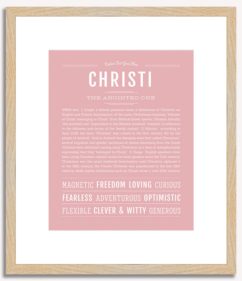 Christi | Name Art Print