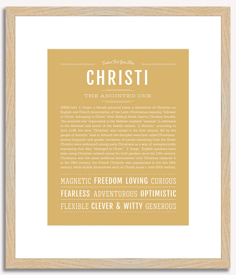 Christi | Name Art Print