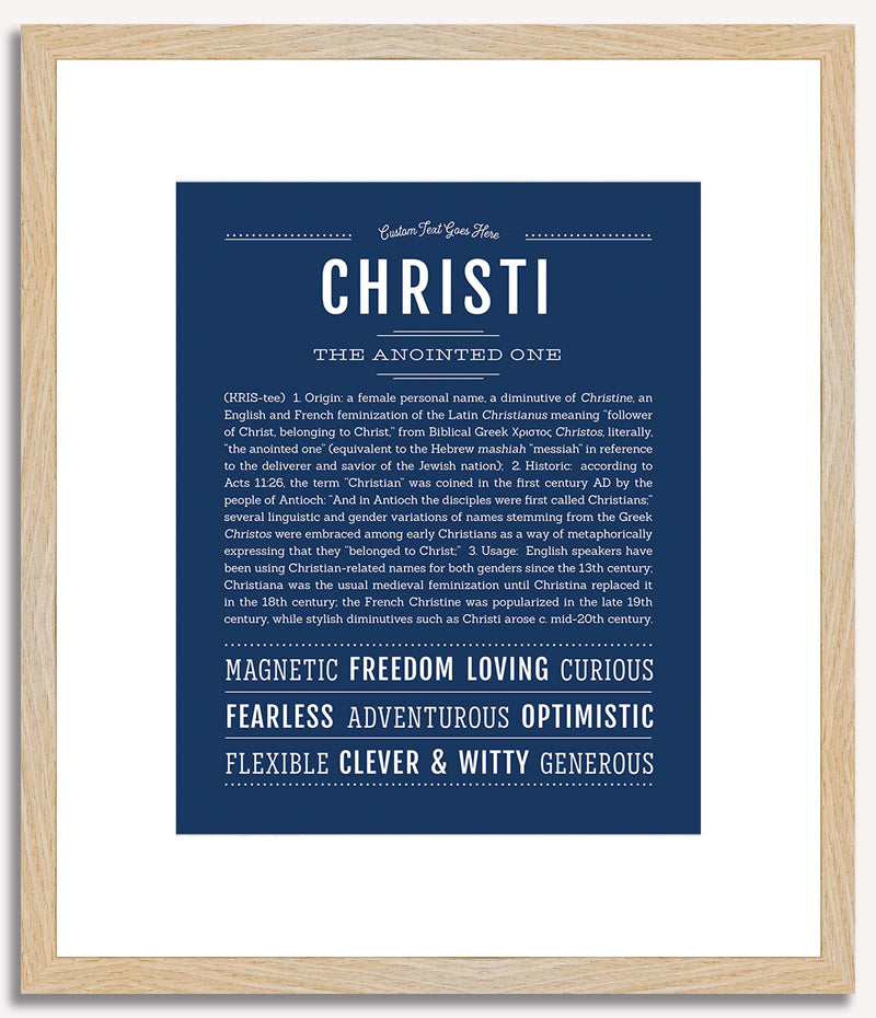 Christi | Name Art Print