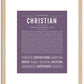 Christian | Name Art Print