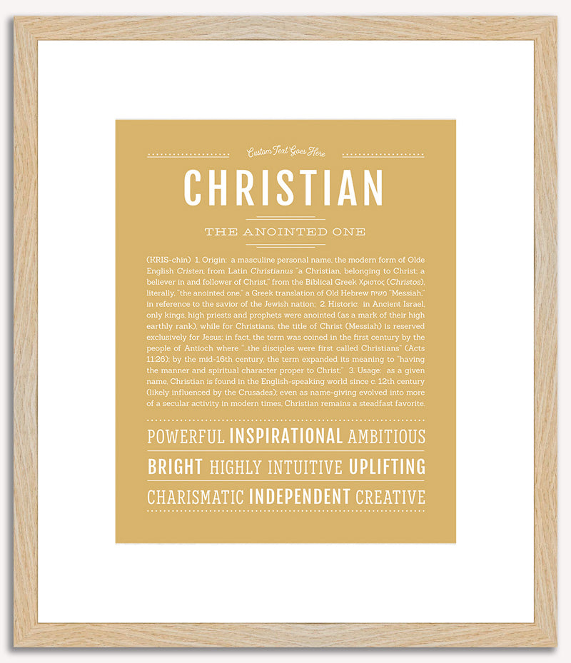 Christian | Name Art Print