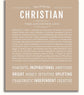Christian Personalized Name Meaning Art Prints – Name Stories