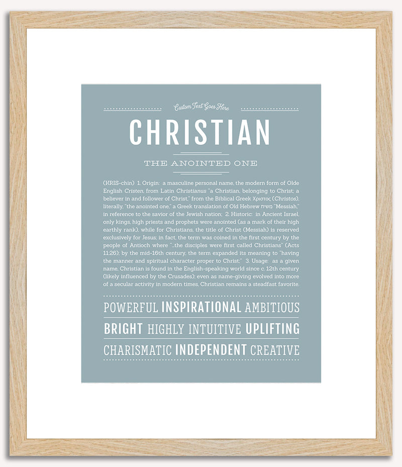 Christian | Name Art Print