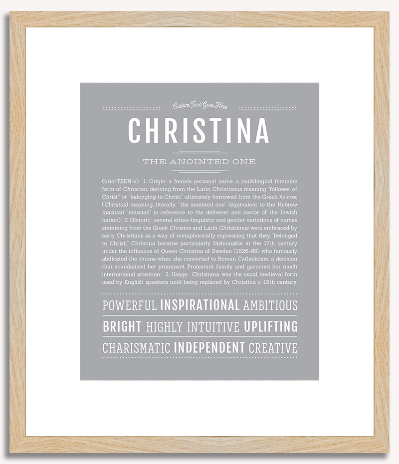 Christina | Name Art Print