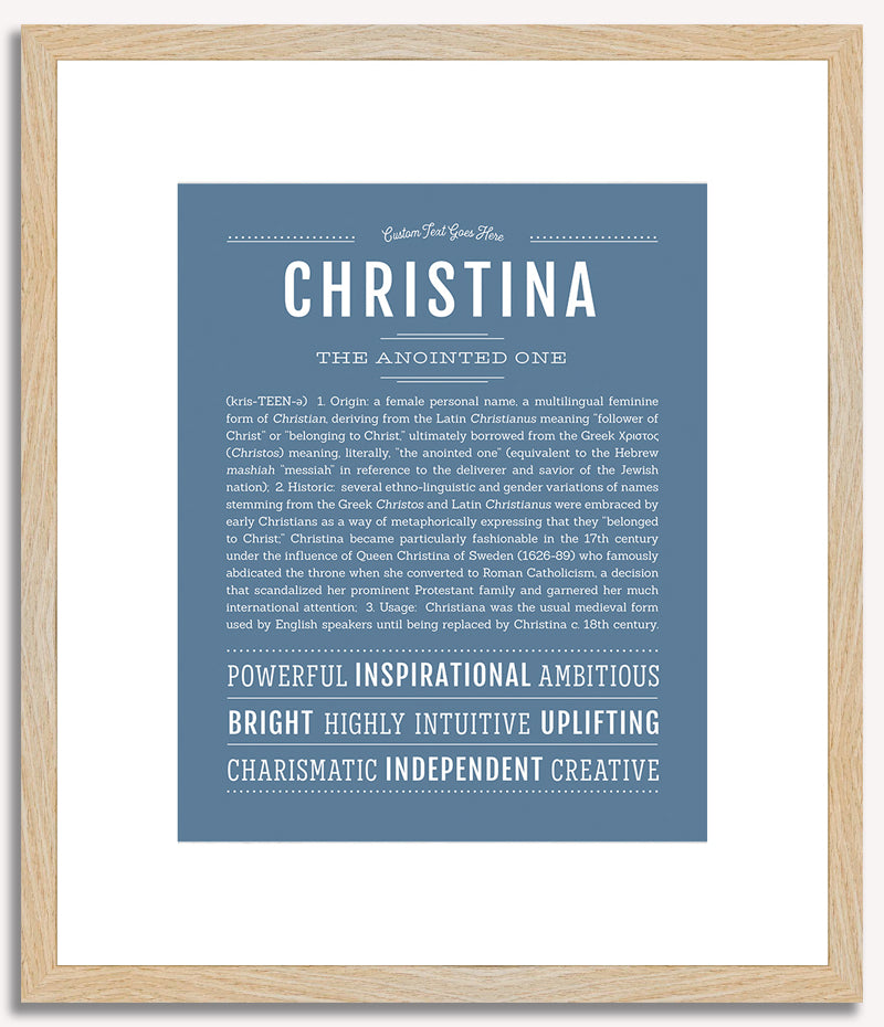 Christina | Name Art Print