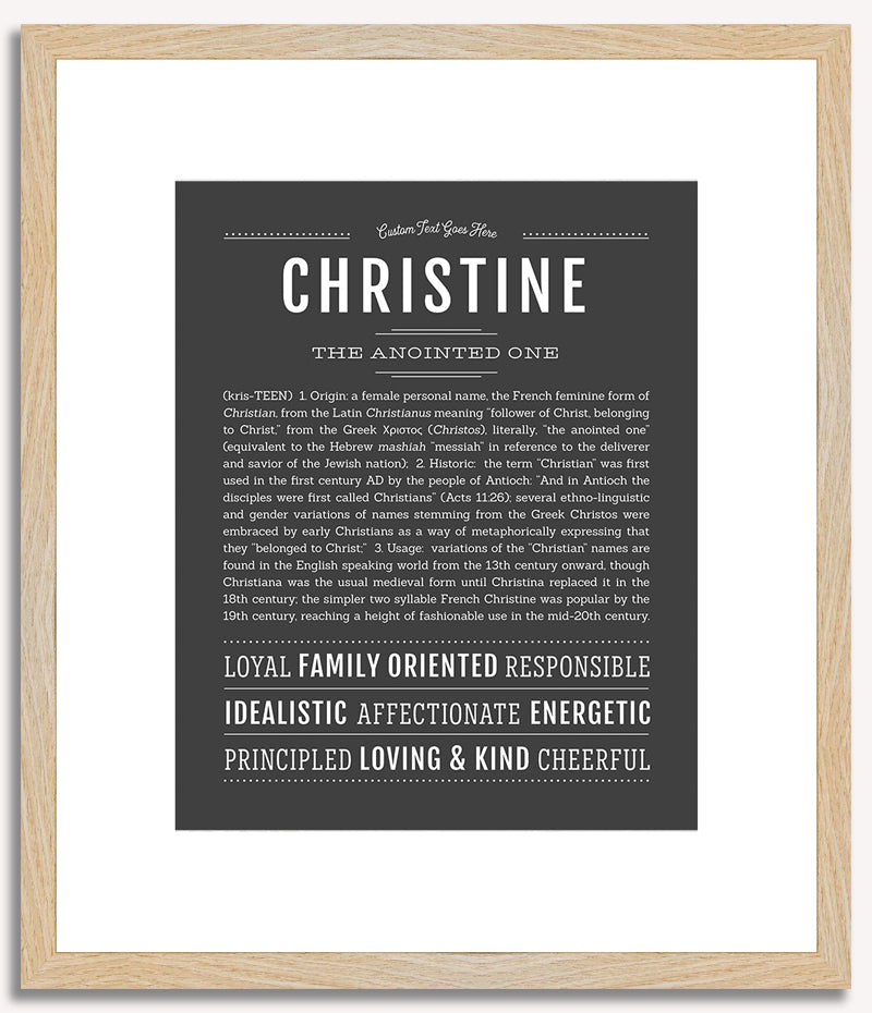 Christine | Name Art Print