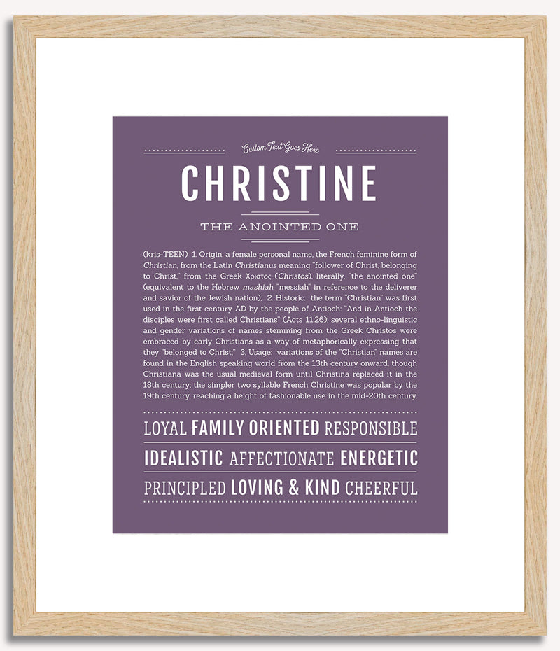 Christine | Name Art Print