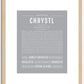 Chrystl | Name Art Print