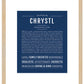 Chrystl | Name Art Print