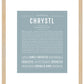 Chrystl | Name Art Print