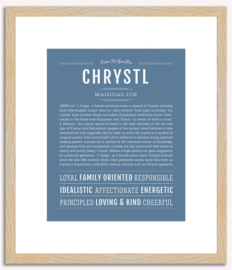 Chrystl | Name Art Print