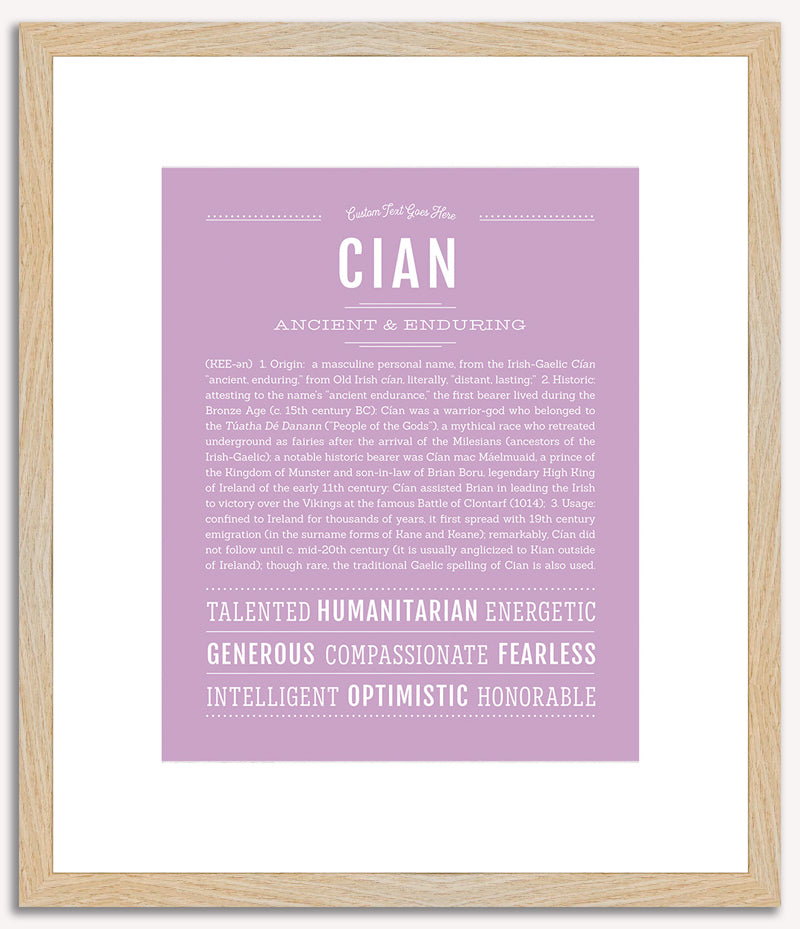 Cian | Name Art Print