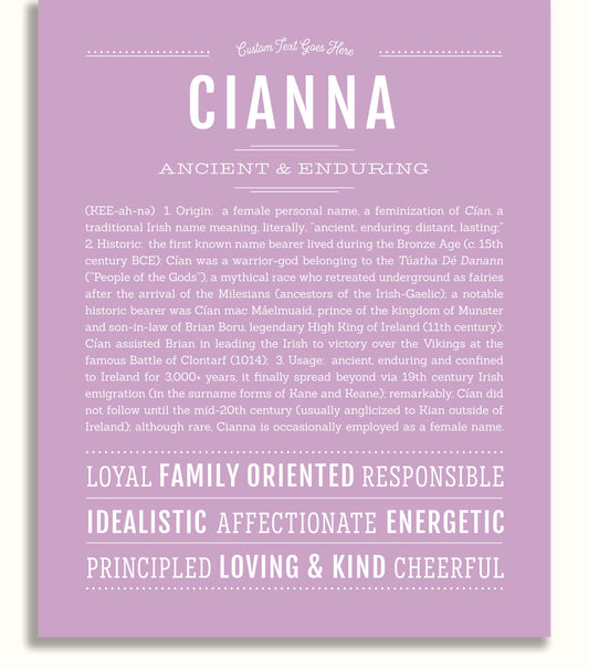Frame Options | Lilac | No Frame