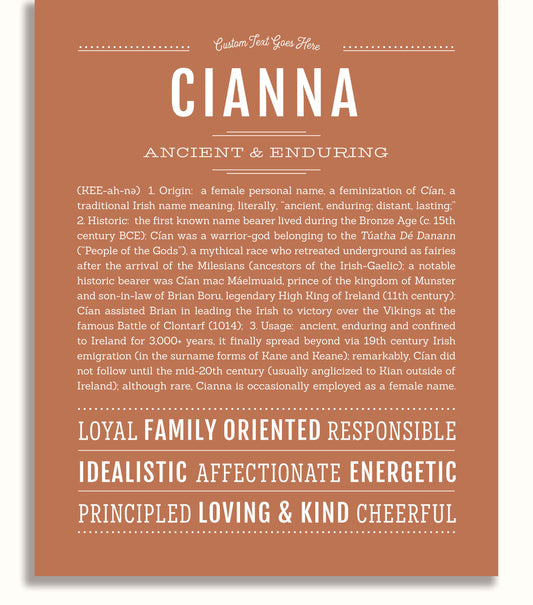 Frame Options | Terra Cotta | No Frame