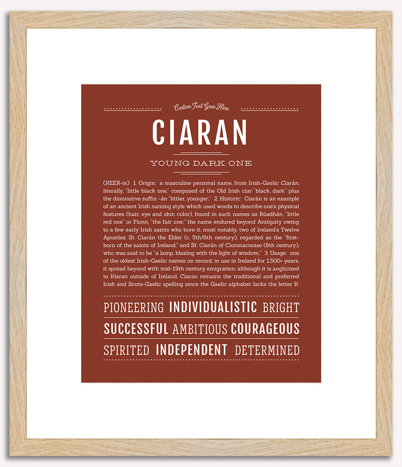 Ciaran | Name Art Print