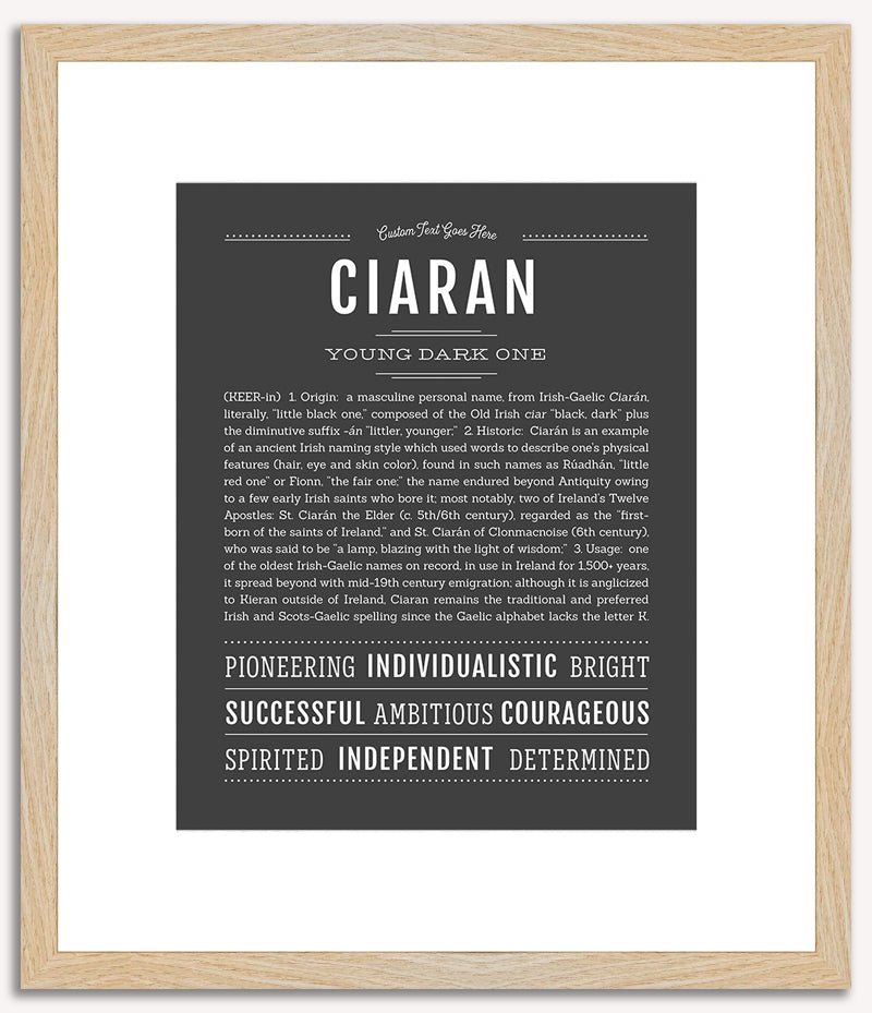 Ciaran | Name Art Print